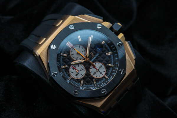 Audemars Piguet Royal Oak Offshore Chronograph Rose Gold Black Ceramic 44mm Box & Archives 26401RO.OO.A002CA.01 - Image 15