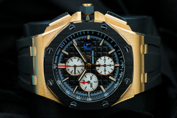 Audemars Piguet Royal Oak Offshore Chronograph Rose Gold Black Ceramic 44mm Box & Archives 26401RO.OO.A002CA.01 - Image 9
