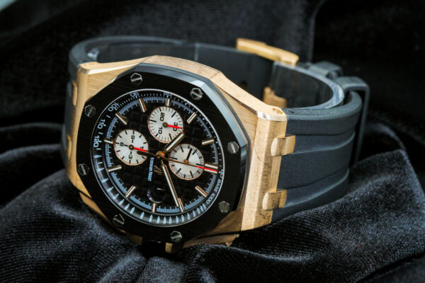 Audemars Piguet Royal Oak Offshore Chronograph Rose Gold Black Ceramic 44mm Box & Archives 26401RO.OO.A002CA.01 - Image 6