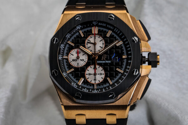 Audemars Piguet Royal Oak Offshore Chronograph Rose Gold Black Ceramic 44mm Box & Archives 26401RO.OO.A002CA.01 - Image 4