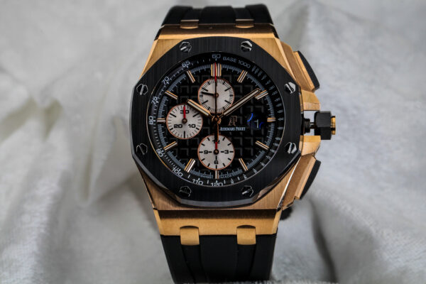 Audemars Piguet Royal Oak Offshore Chronograph Rose Gold Black Ceramic 44mm Box & Archives 26401RO.OO.A002CA.01 - Image 3